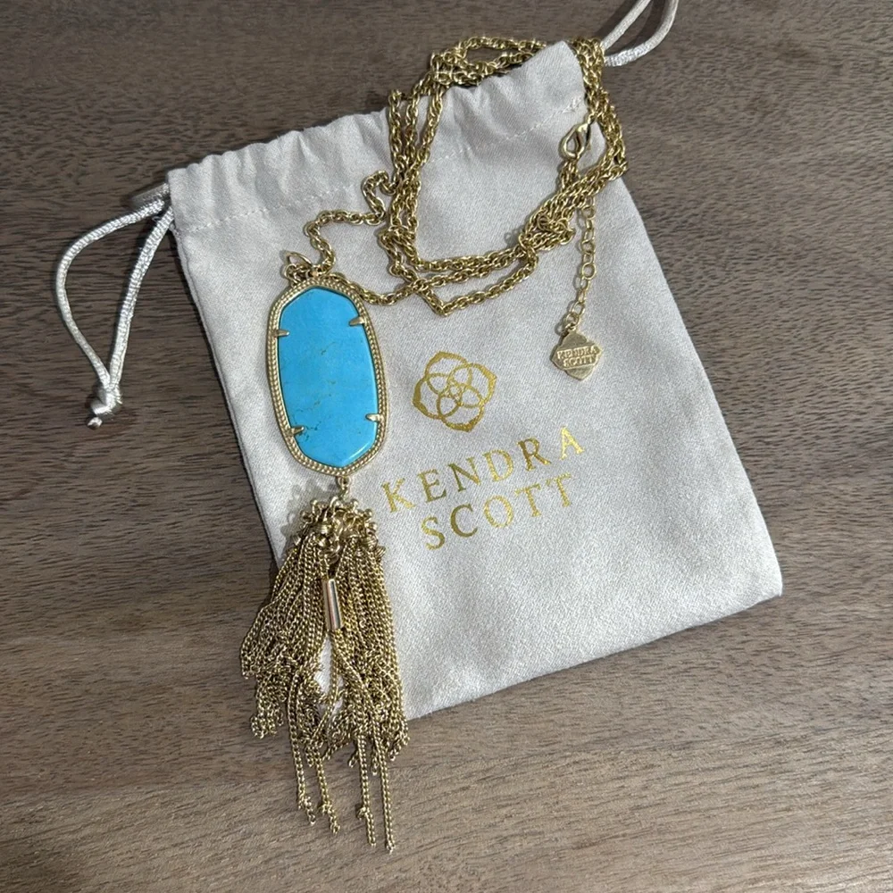 Kendra Scott Rayne gold pendant necklace - Picture 2 of 2